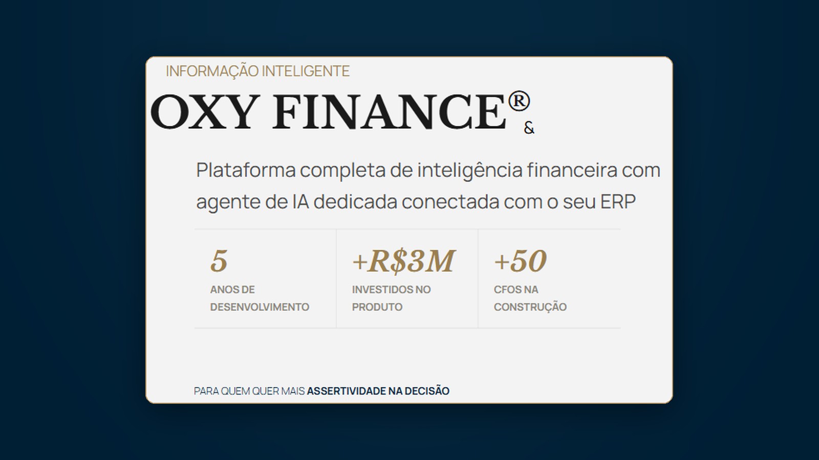 Tela 01 — Plataforma conectada ao ERP